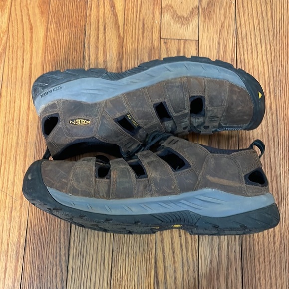 KEEN UTILITY ATLANTA II Work Shoe Sandal Steel Toe brown men’s size 10.5D - Picture 2 of 12